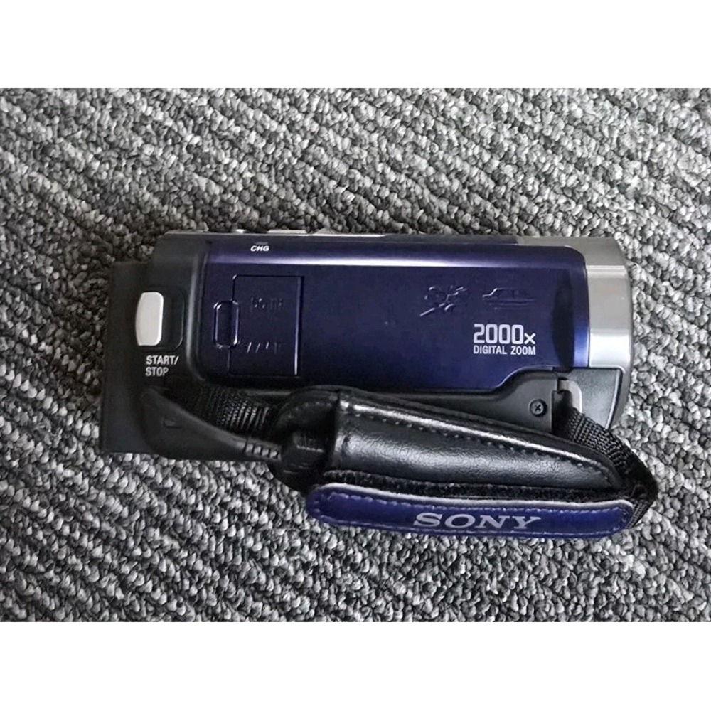 Sony DCR-SX45 Handycam Camcorder Digital Video Camera 2000x Zoom Purple Tested - Picture 11 of 14